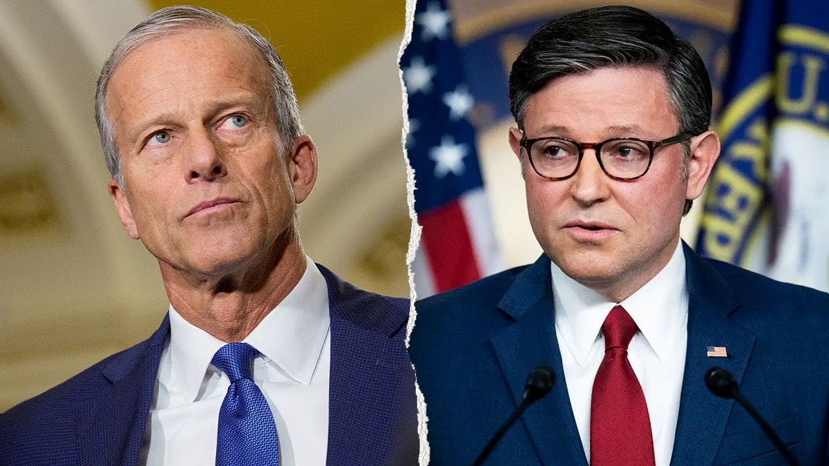 GOP rift grows as Thune hits brakes on Trump’s election bill to avert shutdown