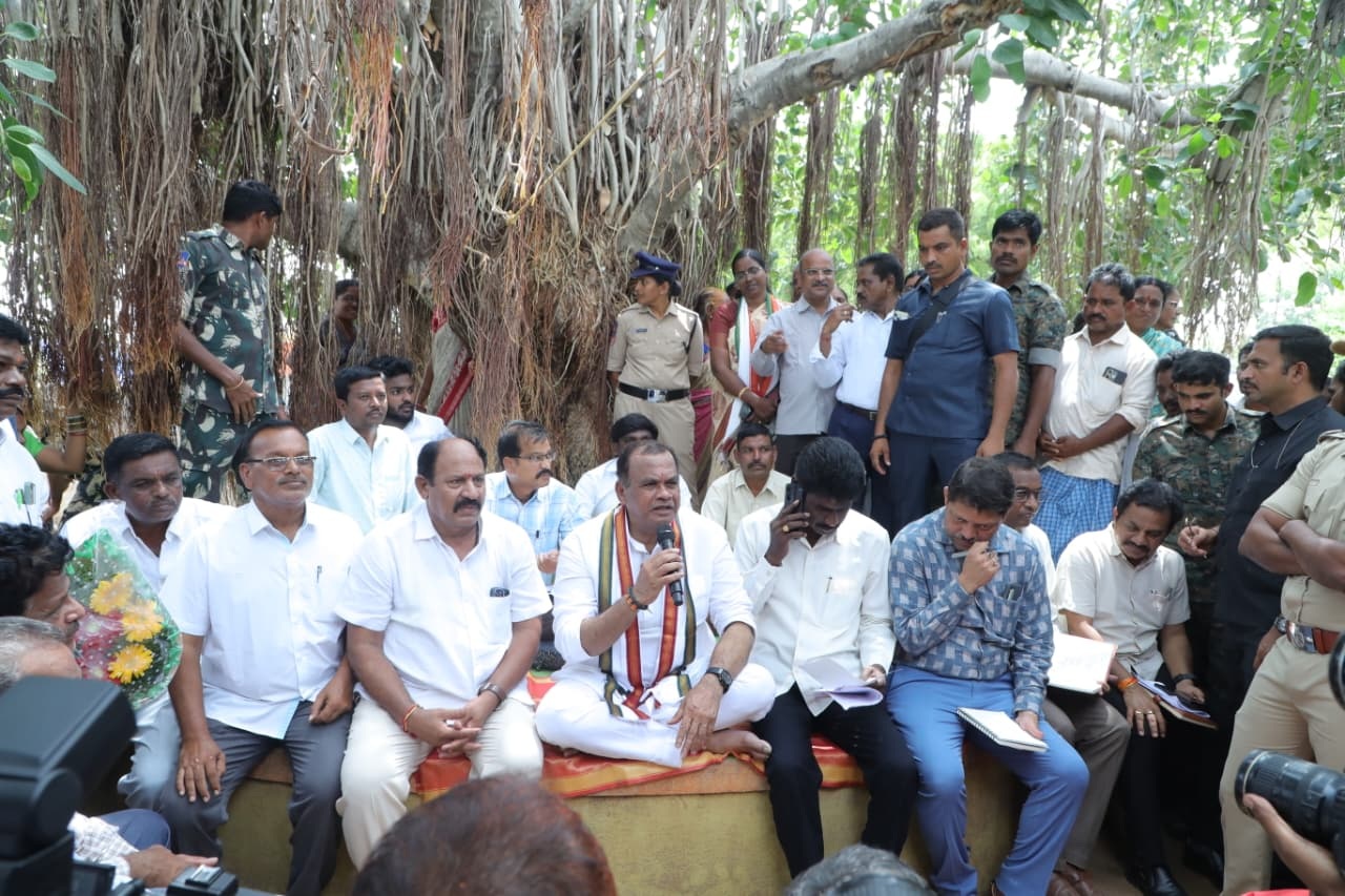 Komatireddy Offers Two Crops To Nalgonda District By Mid-2028 Through SLBC Tunnel