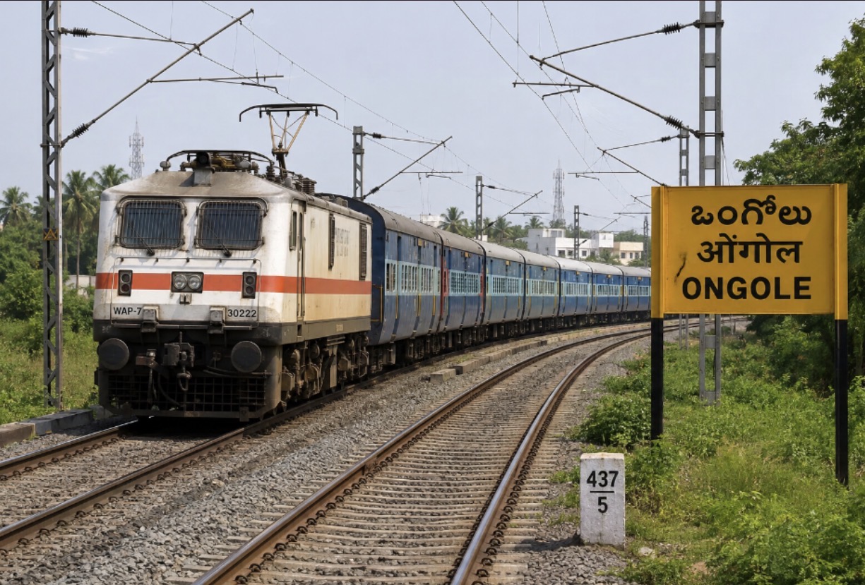 New Rail Lines Proposed To Boost Ongole-Guntur Connectivity