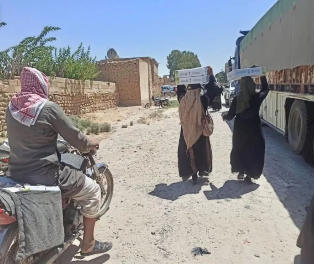 مركز الملك سلمان للإغاثة يقدم مساعدات متنوعة في سوريا