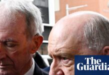 Alan Jones allegedly gifted cash and car to teenager he kissed after commenting on sprinter’s penis, trial hears