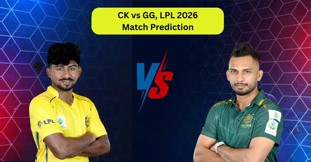 CK vs GG, LPL 2026, Match Prediction: Who will win today’s game between Colombo Kaps and Galle Gallants?