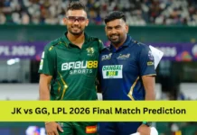 JK vs GG, LPL 2026 Final Match Prediction: Who will win today’s game between Jaffna Kings and Galle Gallants?