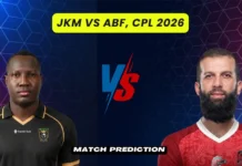 JKM vs ABF, CPL 2026, Match Prediction: Who will win today’s game between Jamaica Kingsmen and Antigua & Barbuda Falcons?