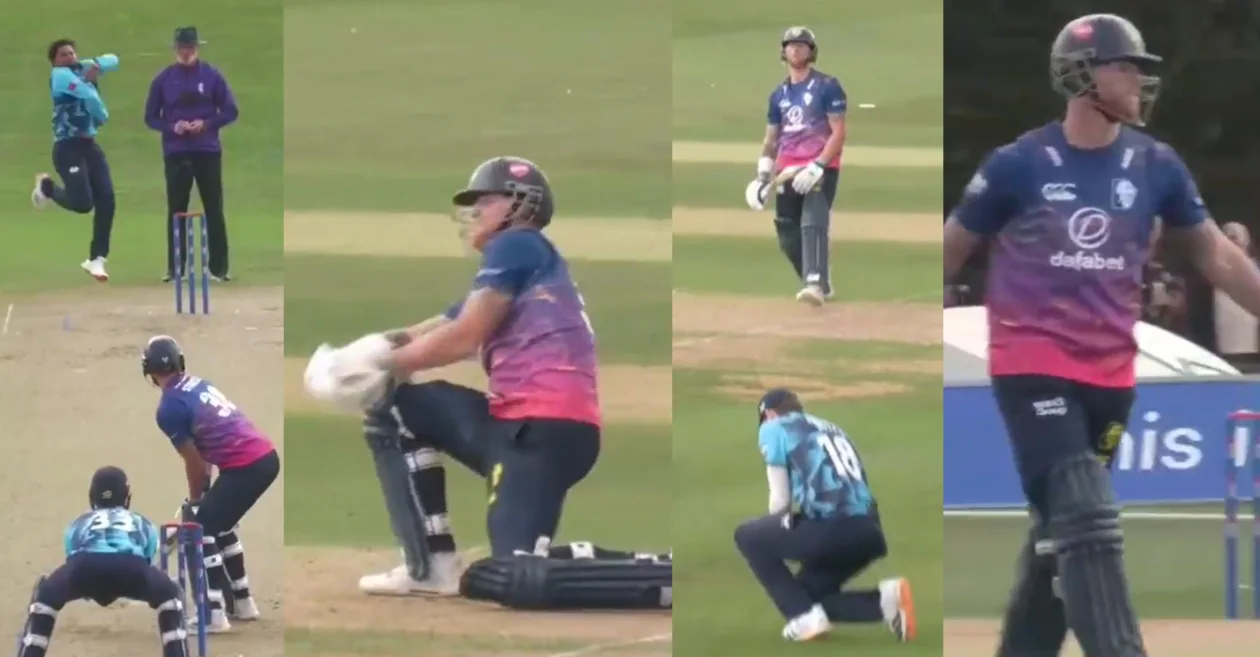 WATCH: Kuldeep Yadav dismisses Ben Stokes with a clever wicket in Yorkshire vs Durham One-Day Cup