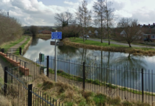 Suspicious item near canal was replica grenade