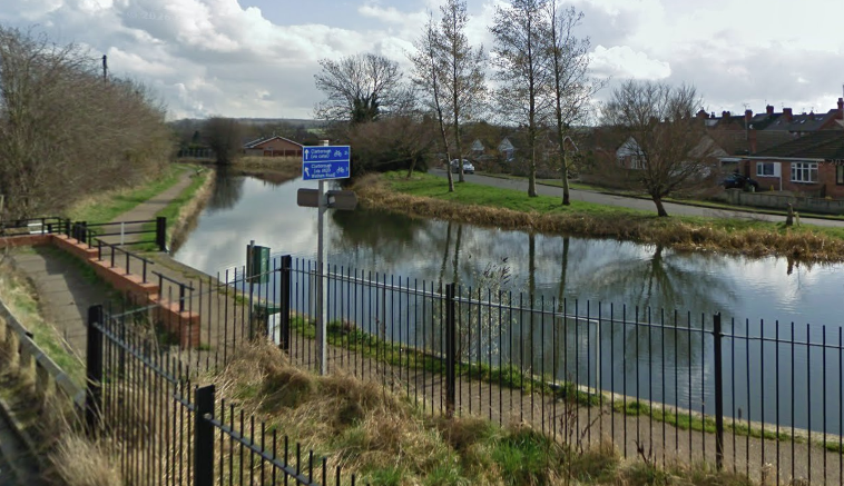 Suspicious item near canal was replica grenade