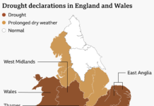 Hosepipe bans in force as drought declared – is your area affected?