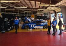 Denny Hamlin sent to rear at Iowa as Toyota teams battle brake issues