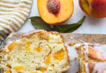 Glazed Peach Bread