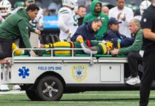 Packers receiver Jayden Reed out for season after frightening neck injury vs. Jets