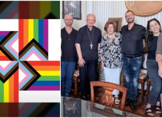 Ad Aosta una svastica arcobaleno, ad Aversa il dialogo: le due risposte dei vescovi al Pride