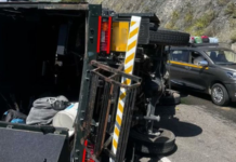 BSF Vehicle Flips on Jammu-Srinagar Highway, Injuring 5 Personnel