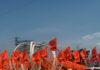 Telangana: MCK Flags On Saffron Cloth Spark Controversy