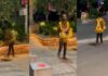 Hyderabad: Beggar Fills Potholes Near KBR Park, Says Bikers Could Fall