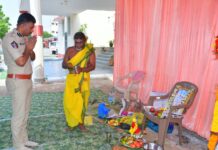 Foundation Laid For Fuel Station At Pamuru Police Station