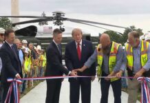 Trump Unveils New White House Helipad, Media Skip Coverage