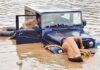 Drunk Youths Sleep In Jeep Parked In Lake, Wake Up To Rising Waters