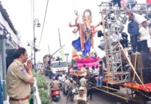 Tight Security in Place for Ganesh Immersion from Balapur to Tank Bund