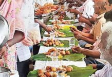 30 Varieties of Sweets Served at Ganesh Annadanam in Konaseema