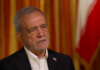 Iranian President Pezeshkian talks about proposal to reopen Strait of Hormuz