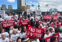 Netanyahu’s speech at UN spurs protests in New York City: ‘Let Gaza live’