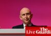 Chancellor John Healey to promise ‘new age of industrialisation’ in speech to Labour conference – UK politics live