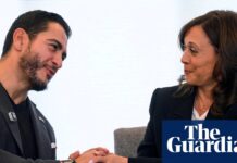 Kamala Harris returns to Michigan to campaign for Abdul El-Sayed for Senate