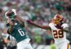 Eagles vs. Titans odds, predictions: Cam Ward bombs again in Week 2