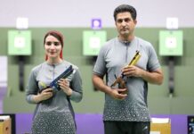 Iran 10m air pistol mixed team wins bronze in Nagoya