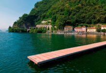 British man missing after diving into Lake Como to rescue teenager