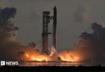 Watch: SpaceX launches Starship rocket into orbit for first time