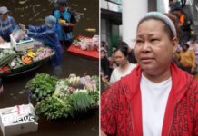 Watch: Bangkok locals create floating market during floods