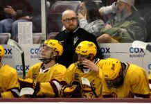 Arizona State hockey coach Greg Powers put on paid leave after players’ plea with teammate on life support