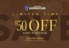 Save $50 on orders of $250 or more at PGA TOUR Superstore for a limited time