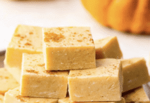 4-Ingredient Pumpkin Fudge