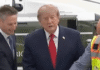 Trump speech inaudible as US networks boycott White House event