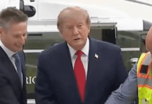 Trump speech inaudible as US networks boycott White House event