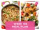 Weekly Meal Plan #103