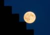 Your pictures of the Harvest Moon shimmering across the UK sky