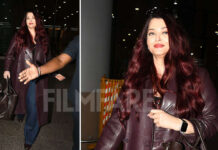 Pics: Aishwarya Rai Bachchan returns from Paris Fashion Week has a sweet interaction with paparazzi