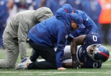 Brian Burns goes down with injury again in major Giants worry
