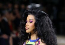 Cardi B’s Vogue World Eye Makeup Is Glittery Magenta Magic—See the Photos