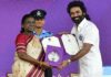 Dhanush Gives His First National Award to His Mother