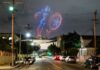 Captain America, R2-D2 fly above Lucas Museum of Narrative Art on opening night in dazzling drone light show: Photos