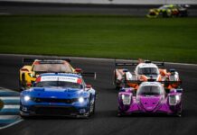 Ford beats Corvette in last-lap IMSA GTD Pro fight at Indianapolis