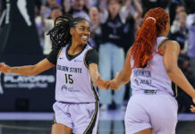 Zandalasini’s scores 22, leads Valkyries past Wings 104-80 in Game 1 of first- round playoff series
