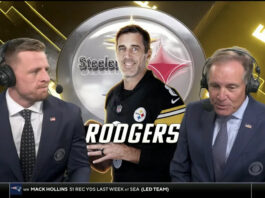 Jim Nantz had a vulgar slip of the tongue on Steelers-Pats call