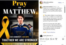 Maple Leafs visit stricken ASU hockey player, Matthew Mayich, and family