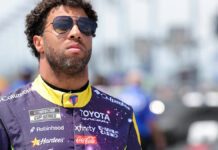 Bubba Wallace loses ground in Chase after up-and-down race at Kansas